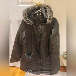 Sonoma fur hood coat
